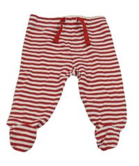 Červeno-bílé pruhované polodupky Next