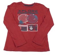 Vínové tričko s potlačou Pepperts