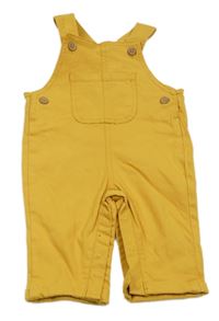 Okrové plátěné laclové kalhoty Primark