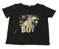 Čierne tričko s dinem