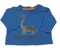 Modré tričko s dinem Primark