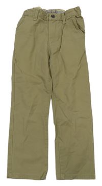 Béžové plátenné chino nohavice H&M