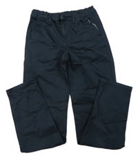 Tmavomodré slim fit kalhoty we