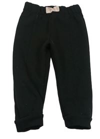 Černé tepláky s mašlemi Firetrap