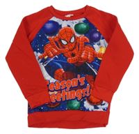 Červeno-modrá mikina so Spidermanem Marvel
