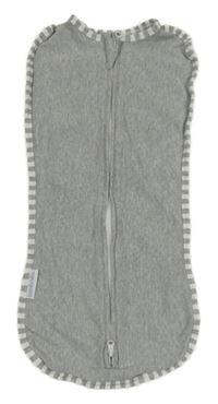 Šedo-bílý lehký spací pytel