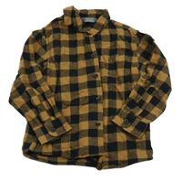 Hnbědo-černá kostkovaná košile Primark
