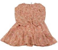 Ružové šifónové šaty s jednorožcami Dopodopo