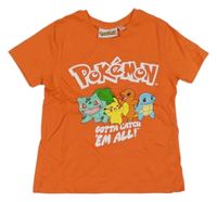 Oranžové tričko - Pokémon Primark