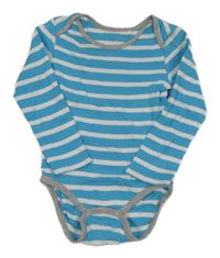 Modro-bílé pruhované body Liegelind