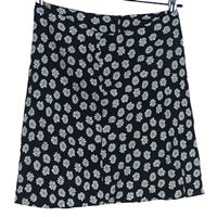 Dámska čierna kvietkovana sukňa Primark