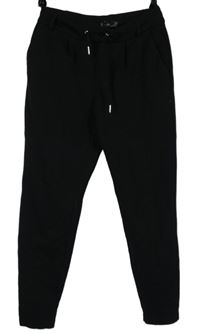 Dámske čierne teplákové nohavice Amisu