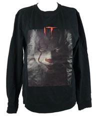 Pánská černá mikina s potiskem TO 