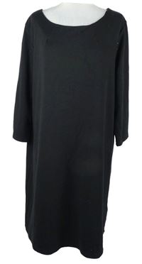 Dámské černé teplákové šaty H&M