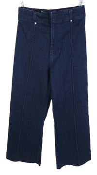 Dámské tmavomodré palazzo rifle Zara 