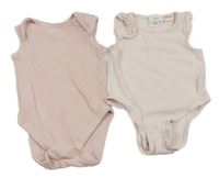 2x svetloružové body
