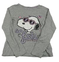 Sivé tričko so Spoopym