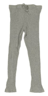 Svetlosivé rebrované úpletové legíny Matalan