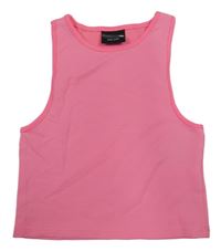 Neónově ružový športový crop top ErgeenoMixx