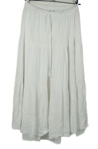 Dámske biela ľahká midi sukňa Shein