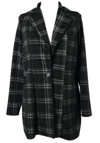 Dámský černo-šedý kostkovaný blejzr I saw it first