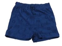 Tmavomodré kraťasy s písmeny Ergee