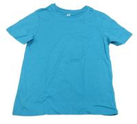 Azurové tričko H&M