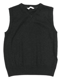 Tmavosivá svetrová vesta M&S