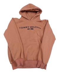 Starorůžová mikina s kapucí Tommy Hilfiger