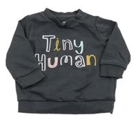 Tmavosivá mikina s nápisom F&F