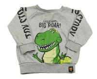 Sivá mikina s Rexem - Toy story Disney