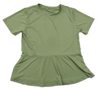Khaki tričko Shein