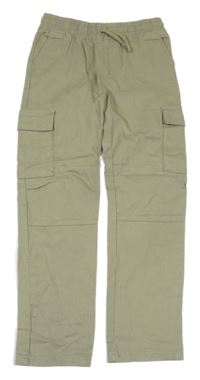 Světlekhaki rifle s vreckami Primark
