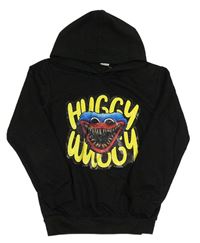 Černá mikina Huggy Wuggy s kapucňou