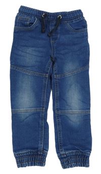 Modré teplákové cuff rifle Lupilu