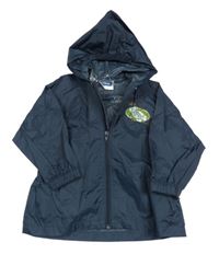 Tmavomodrá šušťáková bunda s kapucňou Disney