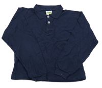 Tmavomodré polo tričko