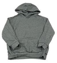 Sivá melírovaná mikina s kapucňou M&S