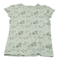 Svetlozelené tričko so zajačikmi Kids