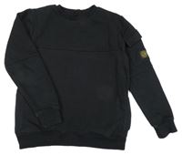 Čierna mikina s vreckom George