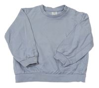 Modrošedá oversize mikina H&M