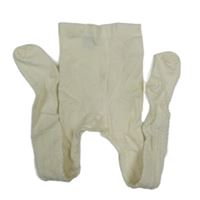 Smetanové vzorované punčocháče H&M