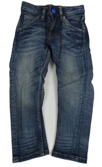 Tmavomodré tapered rifle H&M