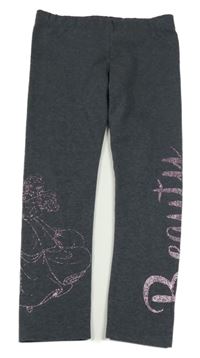 Tmavosivé melírované legíny s Belle PRIMARK