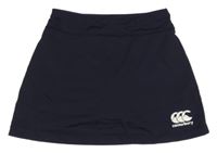 Tmavomodrá funkčná tenisová sukňa so všitými kraťasy Canterbury