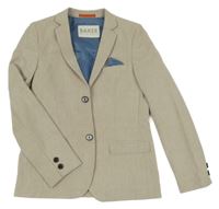 Světlebéžovošedé melírované sako TED BAKER