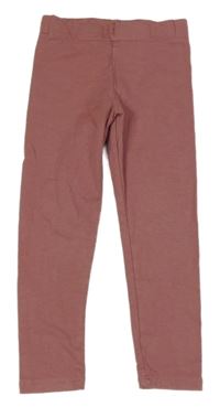 Starorůžové teplákové legíny H&M