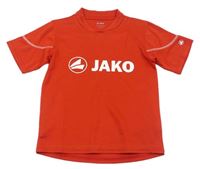Červené športové tričko s logom Jako