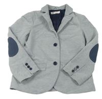 Modré melírované slávnostné sako H&M