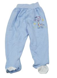 Nové - Světlemodré polodupky s žirafou